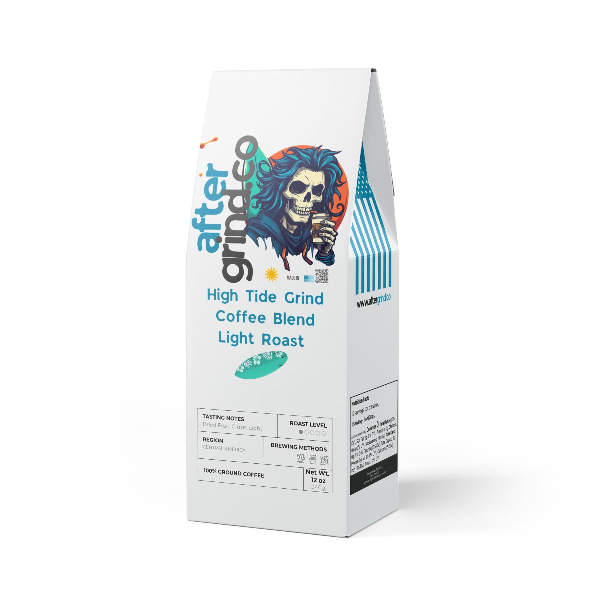 🌊 High Tide Grind Coffee Blend — Light Roast