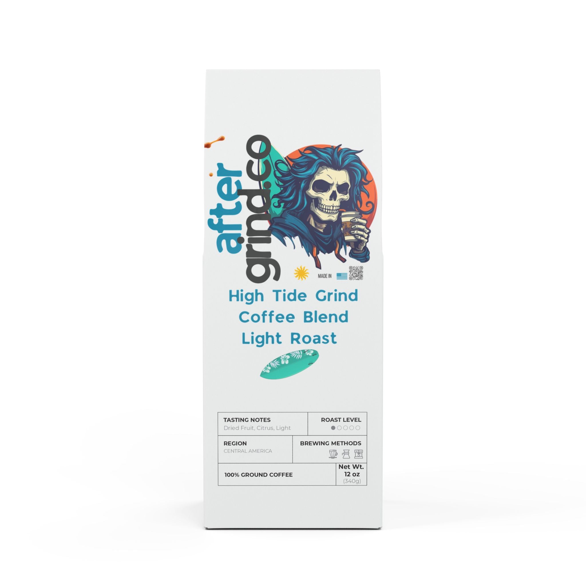🌊 High Tide Grind Coffee Blend — Light Roast