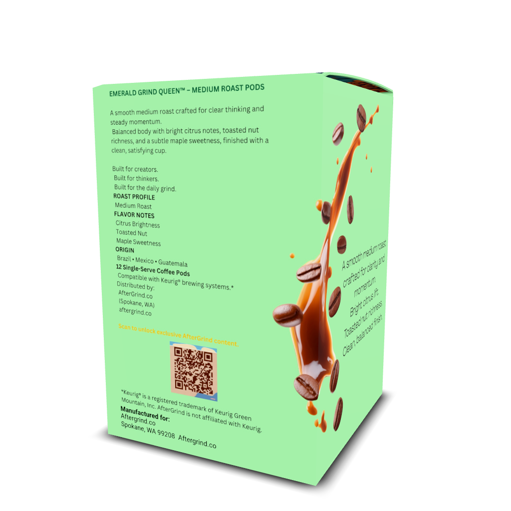💚 Emerald Grind Queen™ – Medium Roast Pods